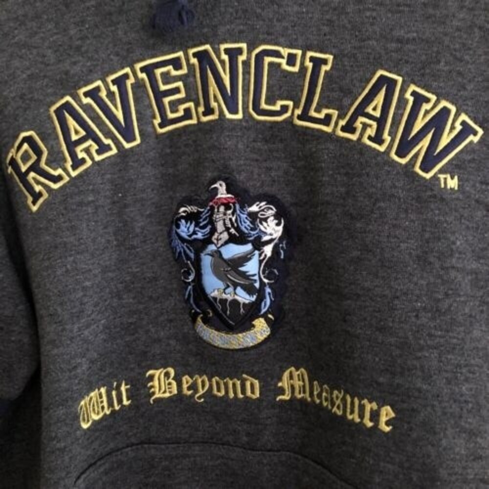 Harry Potter Ravenclaw Varsity Hoodie Womens Size S Sweatshirt Offical Licensed - Picture 4 of 13